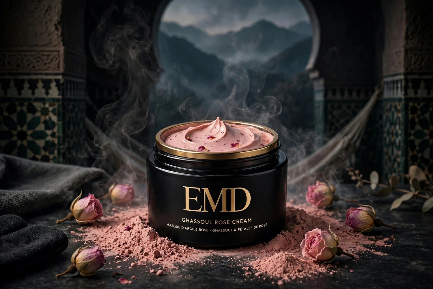 Ghassoul crème à la rose – 200 g